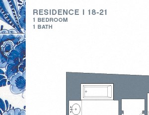 18-21 I One Bedroom One Bathroom